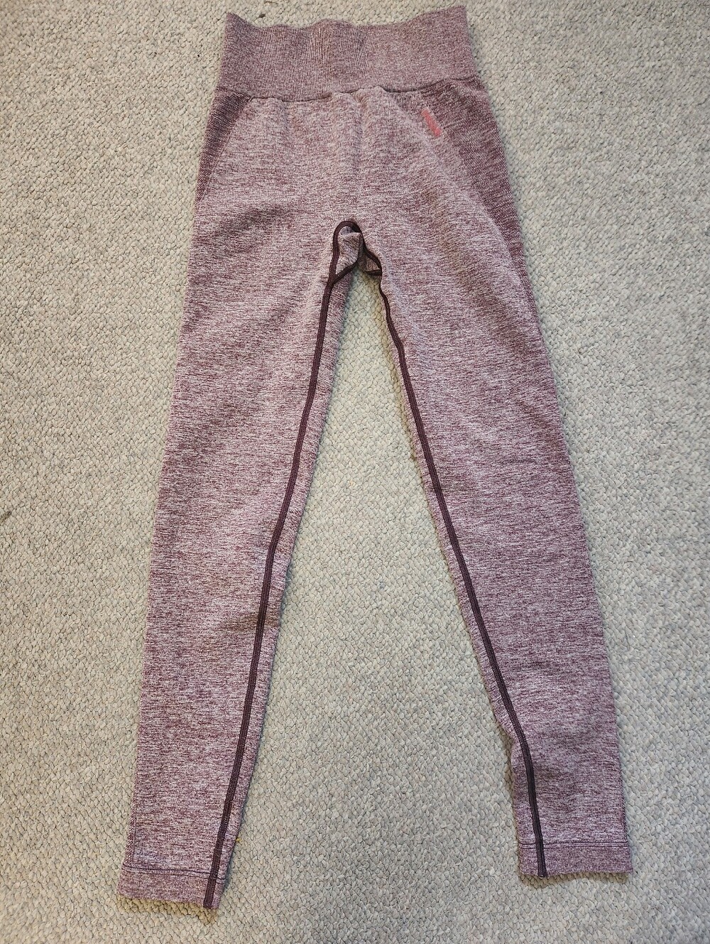 Gymshark Kids' Mauve Leggings - Athletic Stretch Bottoms